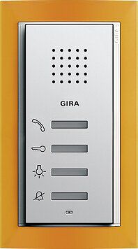 Gira 125027 Wohnungsstation Aufputz, System 55, reinweiß seidenmatt