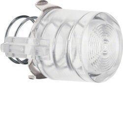 Berker 122902 Tasterknopf für Drucktaster und Lichtsignal E10, 1930/Glas/Palazzo, klar transparent