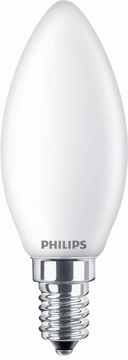 Philips 34679600 CorePro GLASS LED Kerzenformlampen, 2,2 W, 827, 250 lm, E14, nicht dimmbar