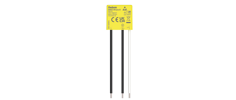 Gelber Unterputz-Dimmer DIMAX 540 plus B
