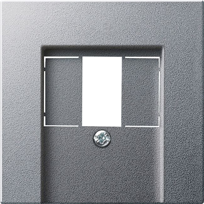 Gira 037626 Abdeckung für USB-Spannungsversorgung mit Powerdelivery, System 55, Farbe alu