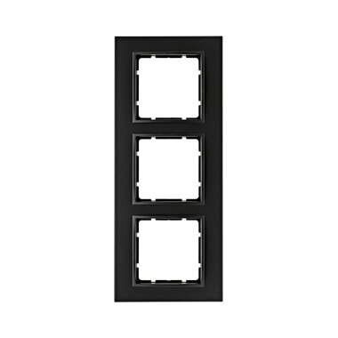 Berker 10136626 Rahmen 3-fach, B.7, anthrazit matt