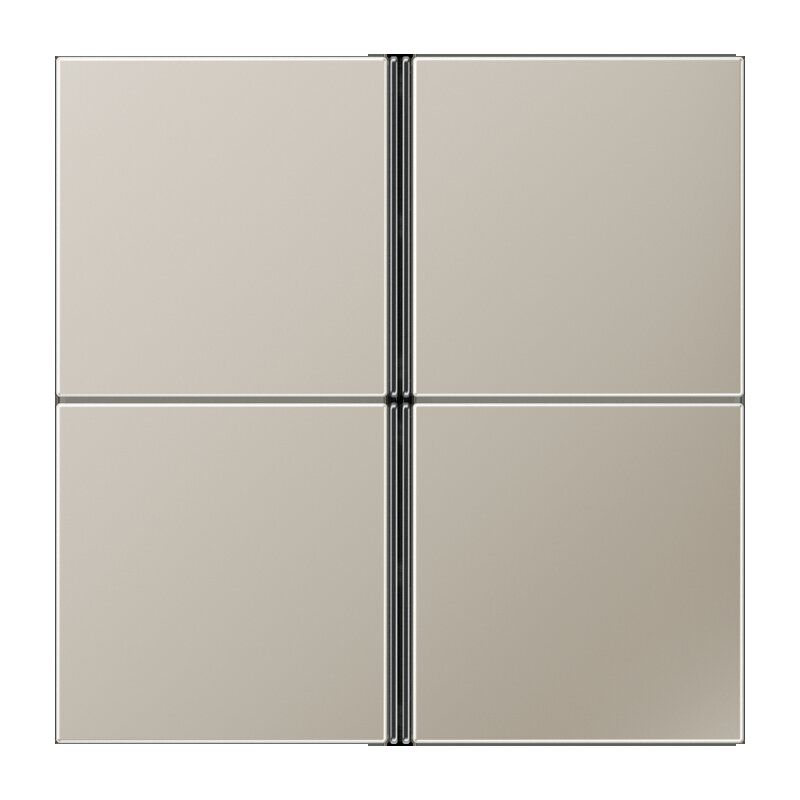 Jung ES2404TSA Tastensatz 4-fach, F40, Serie LS, Edelstahl