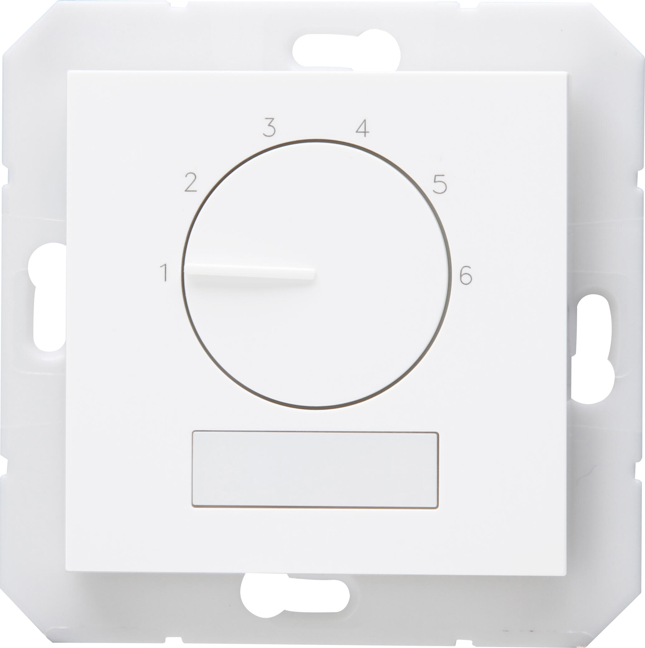 Kopp 296532003 HK07 - elektronisches Raumthermostat "Basic", Farbe: arktisweiß matt