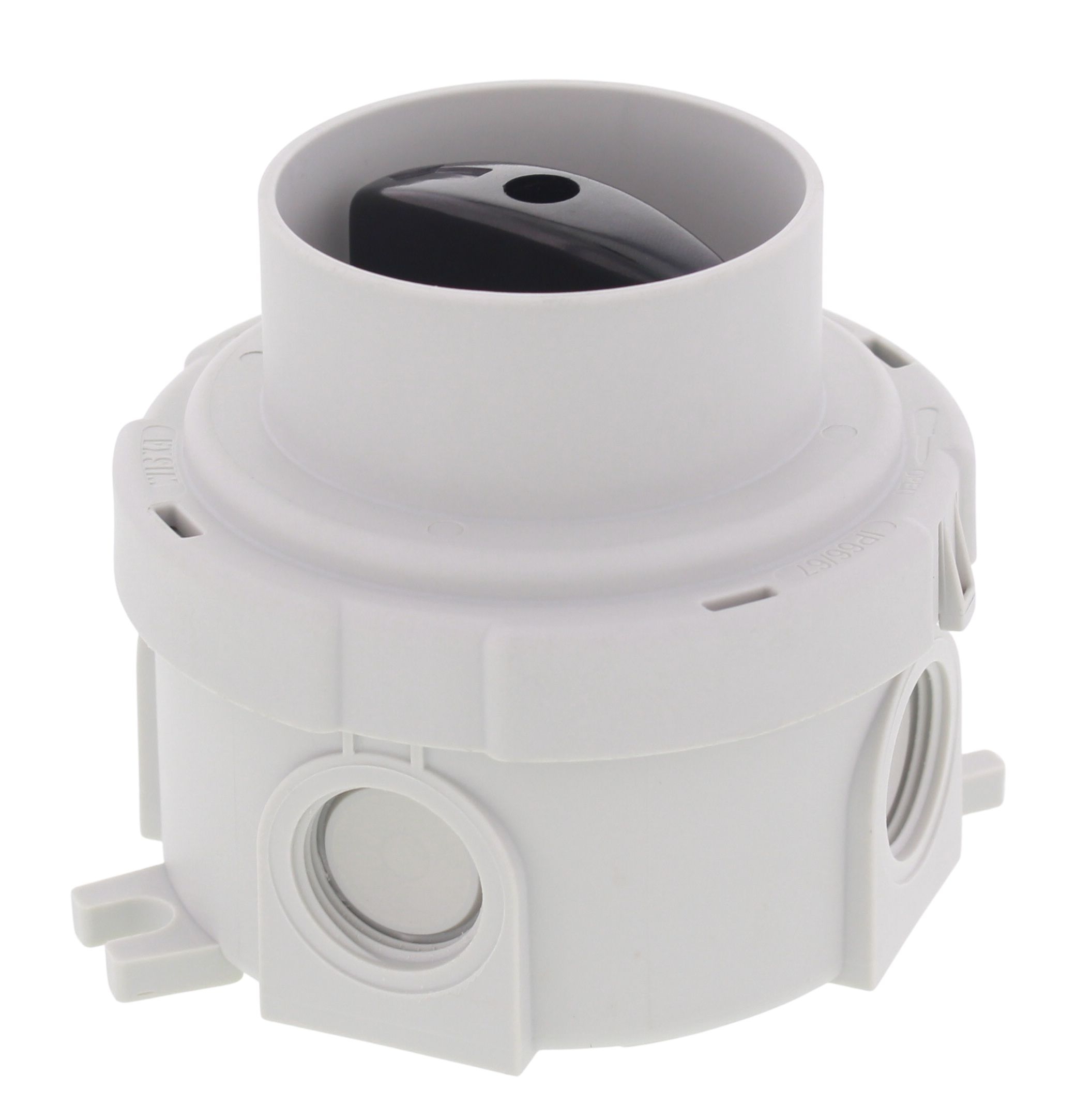 WISKA 10111004 Kreuzschalter, IP66, 250 V, lichtgrau