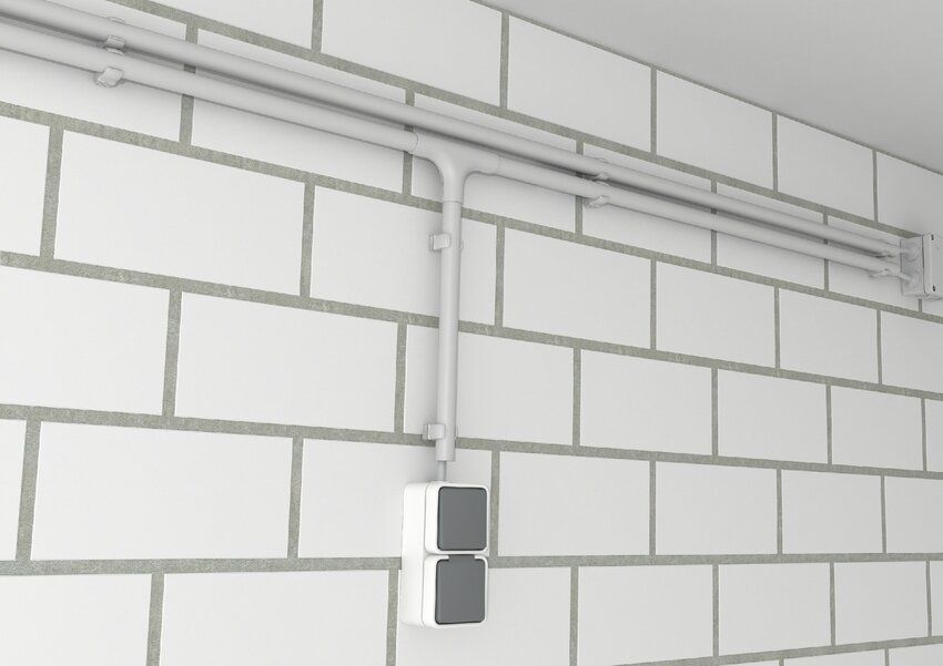 OBO Betterm. 2153955 Quick-Pipe T-Stück 3000 TMS M25 RW