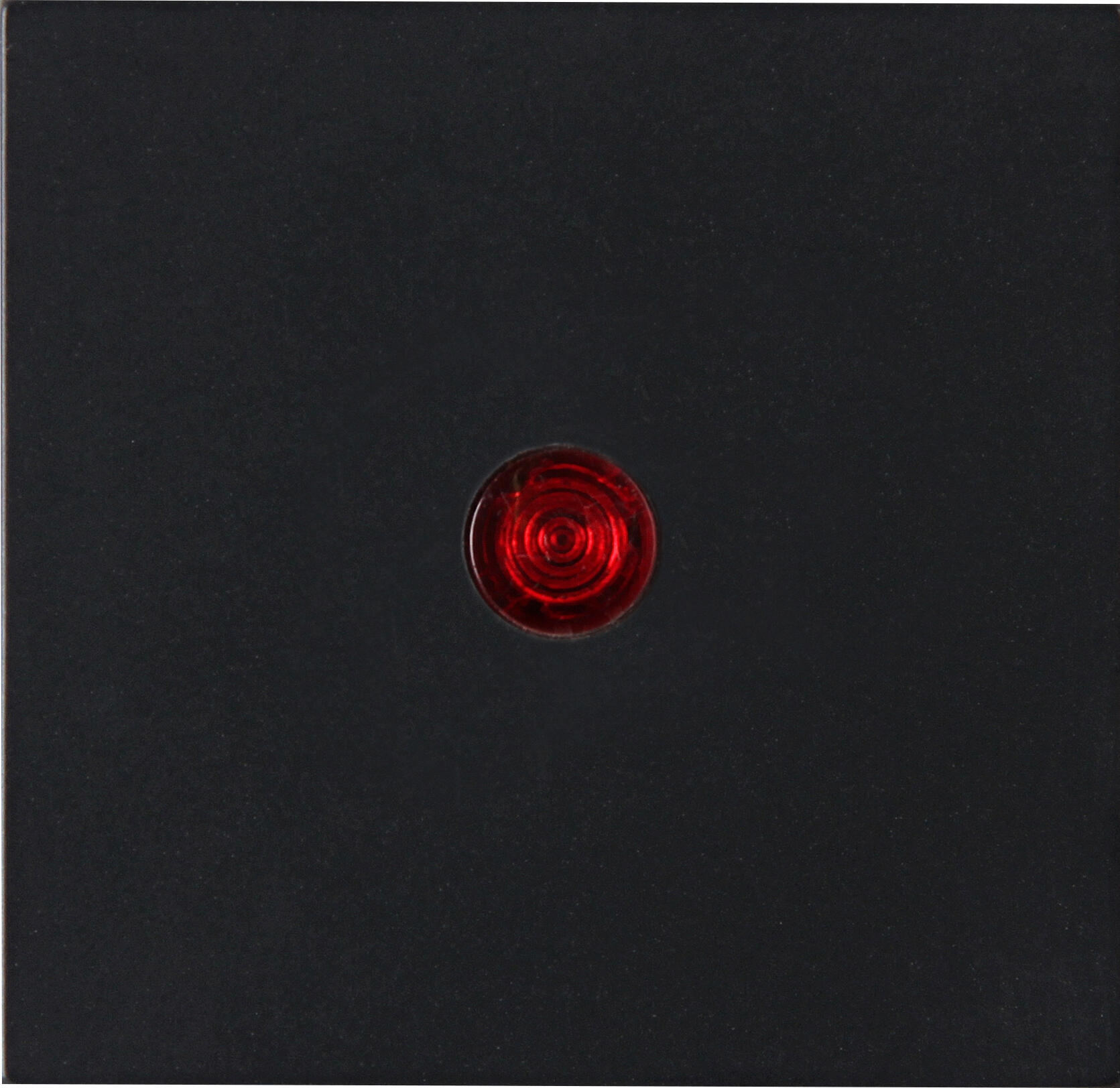 Kopp 490063000 HK07 - Flächenwippe mit Linse rot, Farbe: schwarz matt