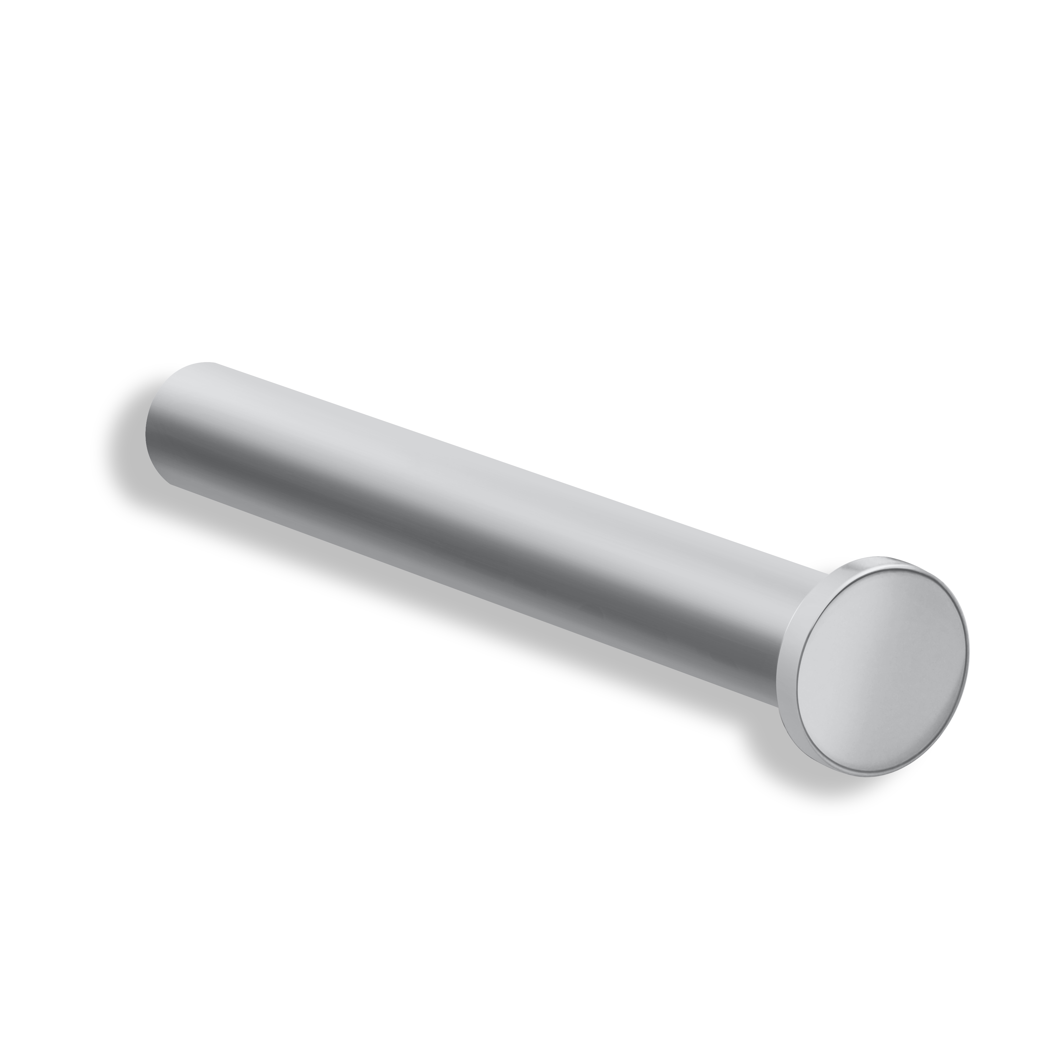 qles RHB0860 Regalhalter 120 mm (2 Stck.), für Merten System-M, beleuchtet/LED/warmweiß (3000k), Aluminium, edelmatt, IP44