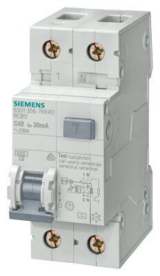 Siemens 5SU1356-7KK13 FI/LS-Schutzeinrichtung, 30mA, 6kA, C13A