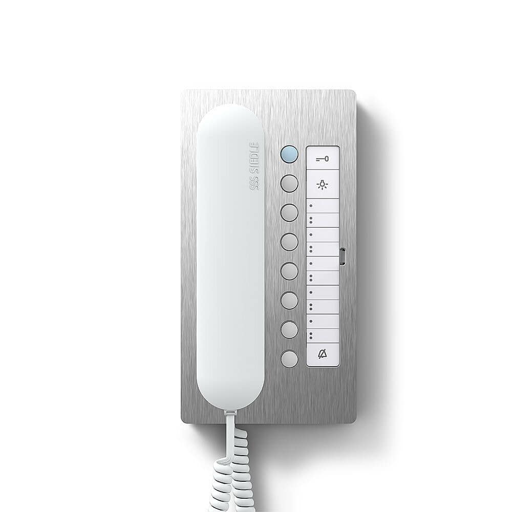 Siedle BTC 850-02 E/W Haustelefon Comfort, Edelstahl/weiß
