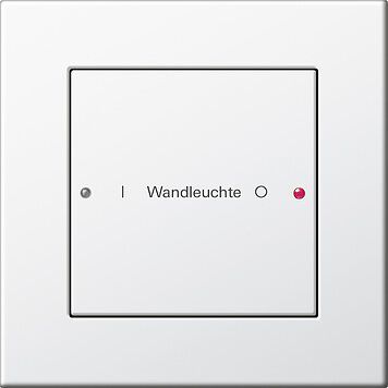 Gira 533100 eNet Funk-Wandsender 1-fach, System 55, Inbetriebnahme-Wippe