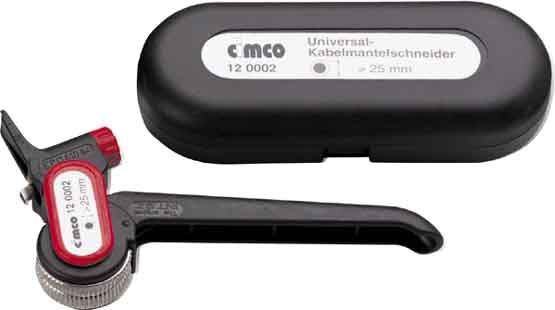 Cimco 12 0002 Universal-Kabelmantelschneider, Schnitttiefe einstellbar von 0,5-5mm