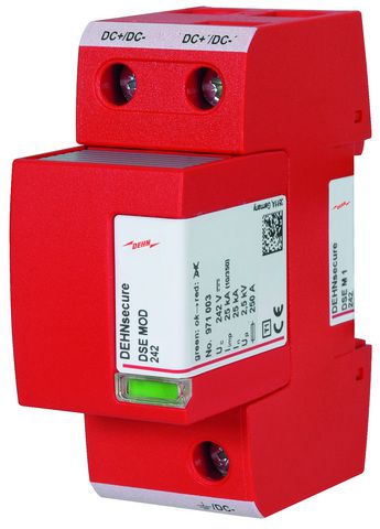 Dehn + Söhne 971122 Koordinierter Blitzstromableiter Typ 1 DEHNsecure M für DC-Stromkreise