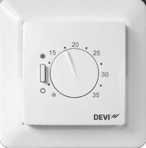 Devi 140F1039 Devireg 532 Thermostat mit Raum-u.Bodenfühler, UP