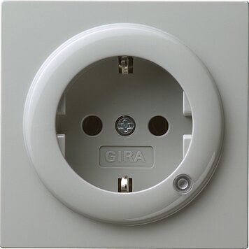Gira 018242 Schutzkontakt-Steckdose mit Kontroll-Licht