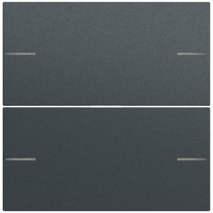 Gira 575273 Wippenset 2-fach für Tastsensor 4.70, System 70, anthrazit (lackiert)