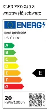 Steinel 068110 Sensor-LED-Strahler - Professional Line XLED PRO 240 S V2, warmweiß