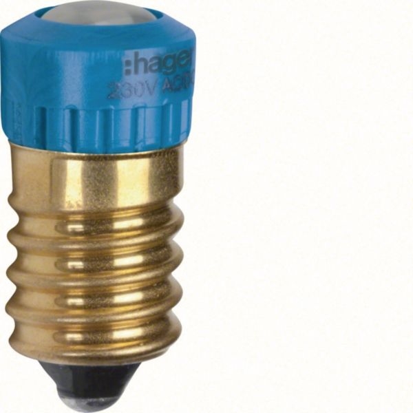 Hager WDA2728B LED-Lampe E14, Zubehör, blau