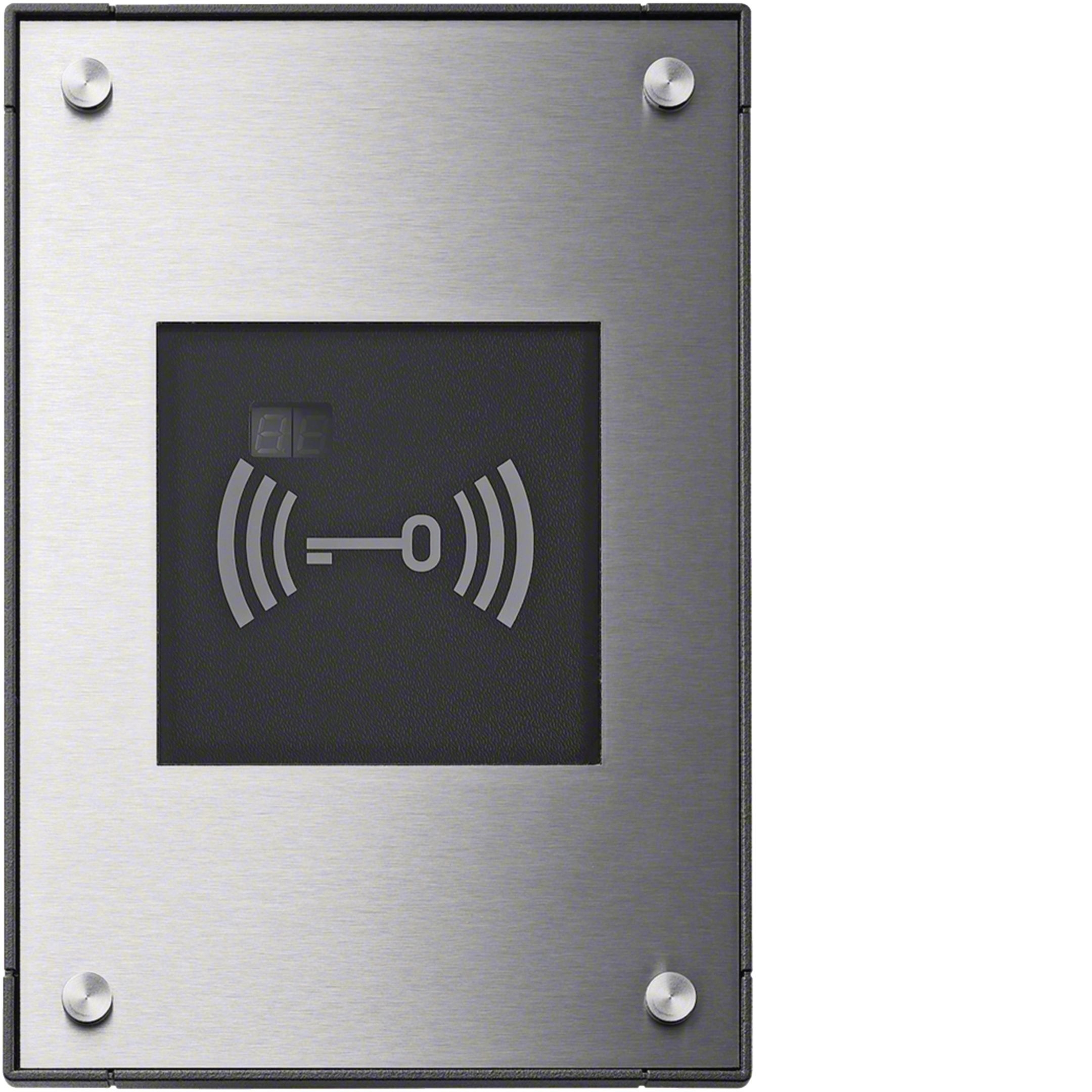 Elcom 1006411 Transponder Leser, Aufputz, Edelstahl