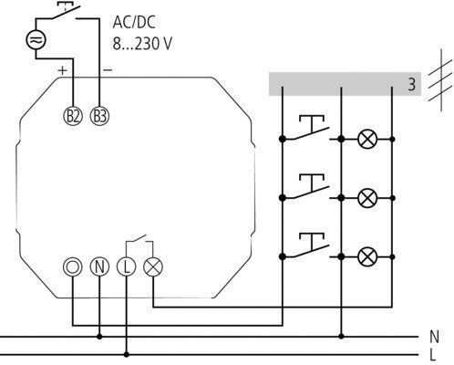Theben ELPA41 Treppenlicht-Zeitschalter UP elektronisch