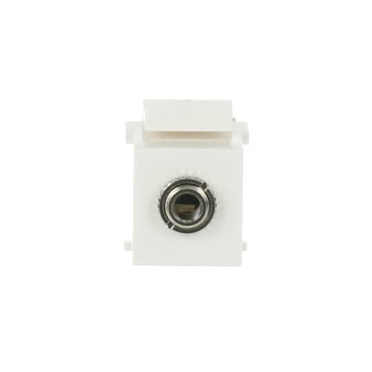 Busch-Jaeger 0229/42 Mini-Klinke-Buchse 3,5 mm für Keystone-Modul, alpinweiß