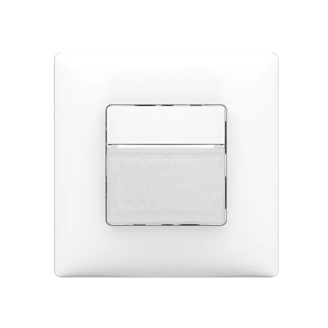 Theben 4800350 LUXORliving BI180 WH, Bewegungsmelder Wandmontage im Innenbereich, Rechteckiger Erfassungsbereich 170°