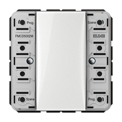 Jung FMCD5002M eNet Funk-Wandsender-Modul 2-fach, F50, Serie CD