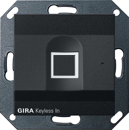 Gira 2617005 Gira Keyless In Fingerprint-Leseeinheit, System 55, schwarz matt