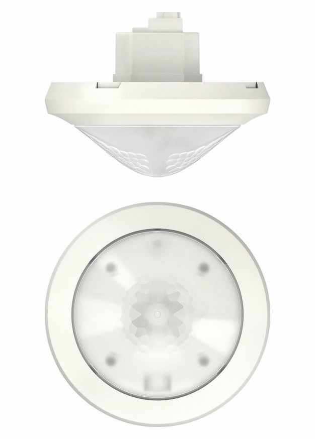 Theben 2019300 thePassa P360 KNX UP WH Präsenzmelder für Lagergassen und Korridore, Licht u. HKL, weiß