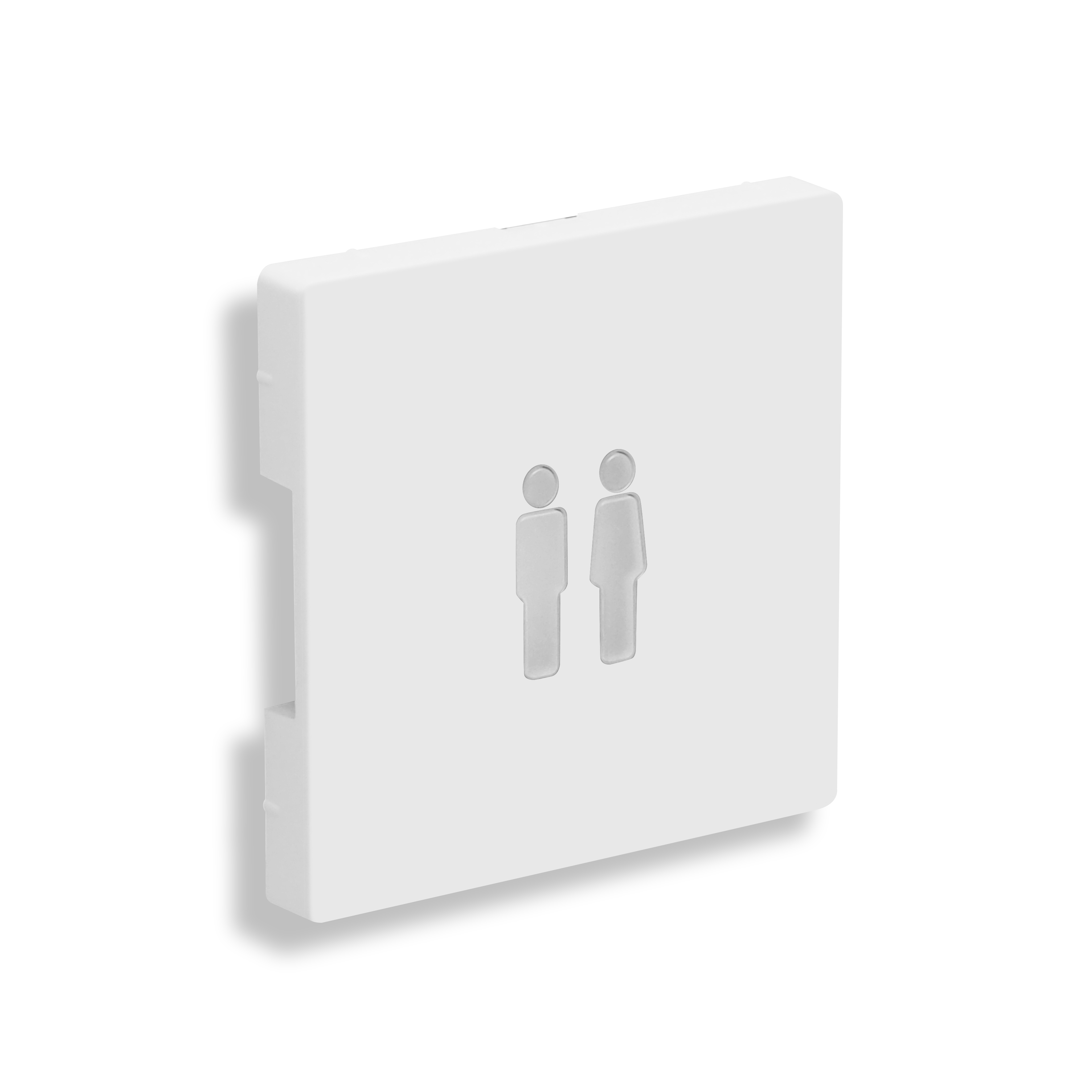 qles SYL6035 Symbollicht, für Merten D-Life, beleuchtet/LED/RGB, Lotosweiß, brillant, IP44