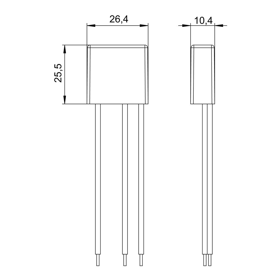 Theben 5400130 DIMAX 540 plus B Mini Unterputz Dimmer, benötigt keinen Neutralleiter/Nullleiter, Altbau, Nachrüstung, Renovierung, 100 m Kabellänge, Memory Funktion, einstellbare Mindesthelligkeit