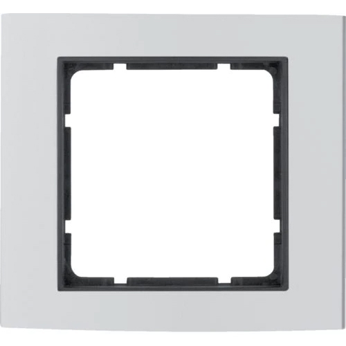 Berker 10113004 Rahmen 1-fach, B.3, Alu/anthrazit matt, Aluminium eloxiert