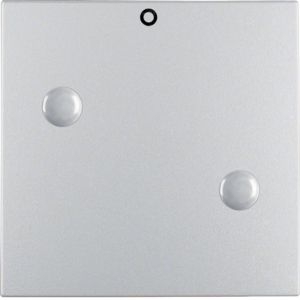 Berker 15731404 Wippe anschraubbar mit Aufdruck "0", S.1/B.3/B.7, alu matt