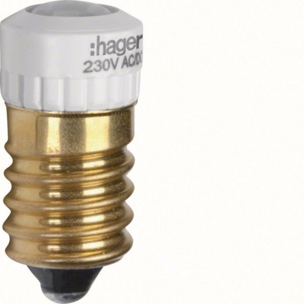 Hager WDA2728W LED-Lampe E14, Zubehör, weiß
