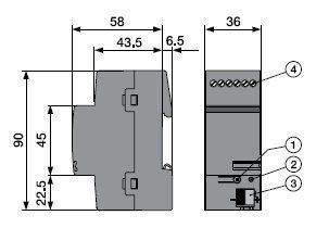 Busch-Jaeger 6241/4.0 Binäreingang 4-fach für Busch-free@home®