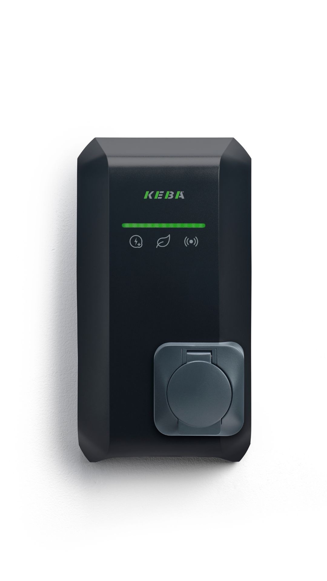 Keba 140221 KeContact P40 Socket, 11kW, 3 Phasig, BLE-WLAN, RFID, schwarz