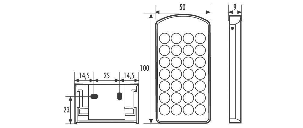 Esylux EM10425509 Mobil-PDi/MDi Universale Service-Fernbedienung