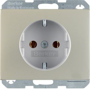 Berker 41157004 Schutzkontakt-Steckdose, K.5, Edelstahl Rostfrei