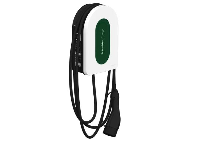 Schneider EVH5A11N2C5 Smarte Wallbox Schneider Charge, 11kW, T2 Kabel 5m, 6mA Erkennung
