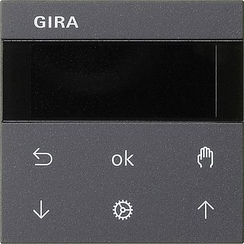 Gira 536628 System 3000 Jalousieuhr / Zeitschaltuhr mit Touchdisplay