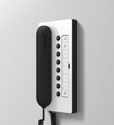 Siedle HTC 811-0 WH/S Haustelefon Comfort 1+n, weiß glänz./sw