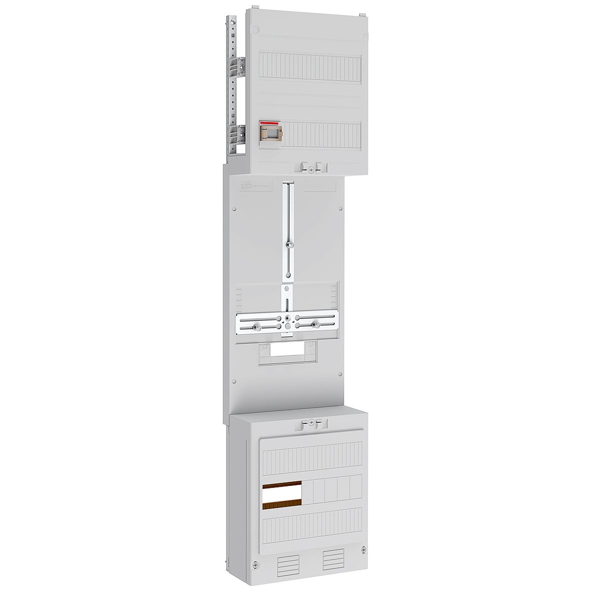 ABN Z17210D Zählerfeld 3Pkt, 1Z (44A), mit sHS, 5-polig, Dauerstrom, BxH 250x1050 mm