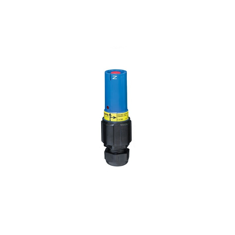 Walther Electric 2F9106BL120S Steckverbinder Powerlock Line Source, 500 A, Schraubanschluss, 120 mm², blau