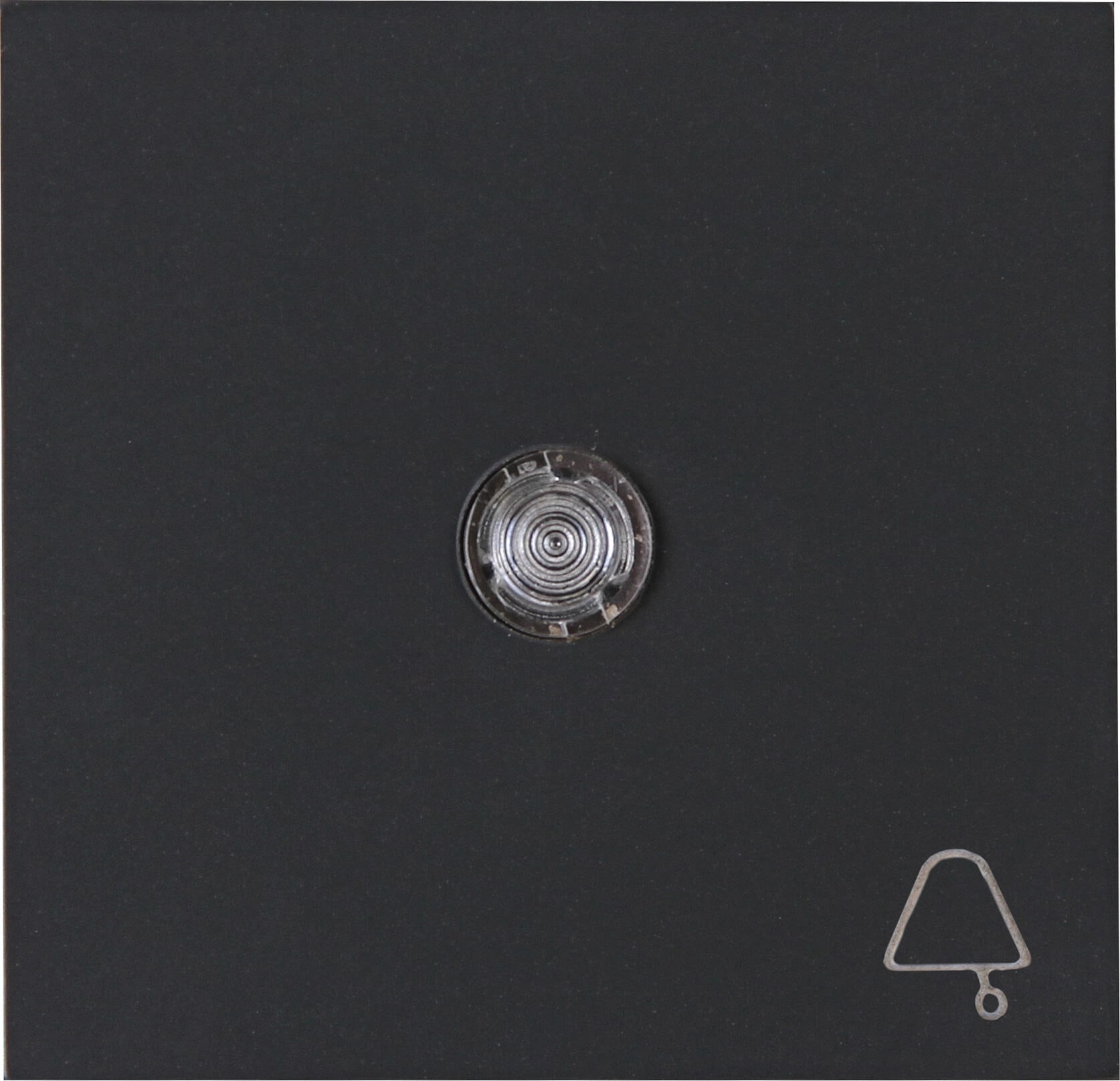 Kopp 490456008 HK07 - Flächenwippe mit Linse und Symbol "Glocke", Farbe: anthrazit