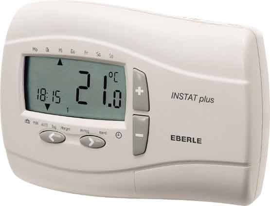 Eberle INSTAT +2R Uhrenthermostat digital Batteriebetrieben