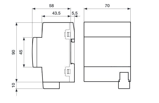 ABB SAH/S8.6.7.1 Schalt-/Jalousieaktor, 8-fach, 6 A, REG