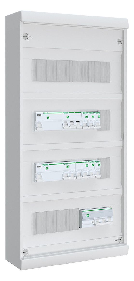 ABN ABNAA104F01 AMIGO Kleinverteiler Aufputz  4-reihig mit Ausbau und ÜSS