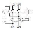 Hager CFA 240 D Fehlerstrom-Schutzschalter, 2polig, 40A, 300mA, Typ A