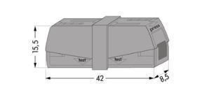 WAGO 224-201 Serviceklemme 0,5-2,5mm²
