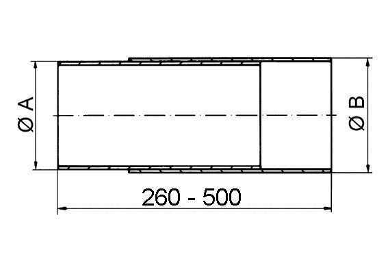 Maico WH 120 Wandhülse 120mm